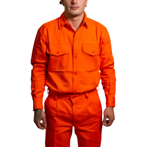 CAMISA Y PANTALON DE GABARDINA