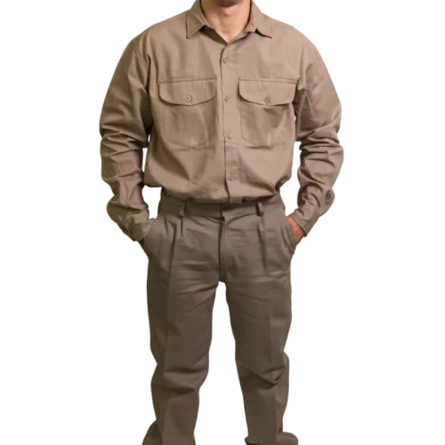 EQUIPO DE CAMISA Y PANTALON GABARDINA