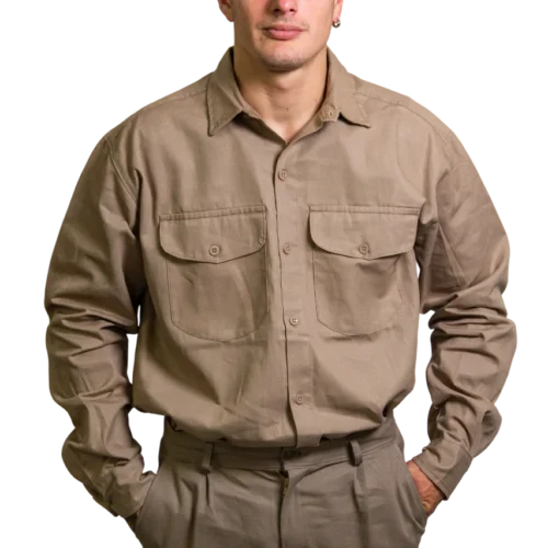 EQUIPO DE CAMISA Y PANTALON GABARDINA