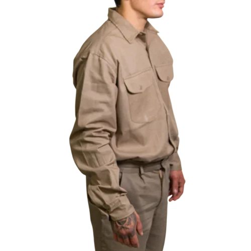 EQUIPO DE CAMISA Y PANTALON GABARDINA